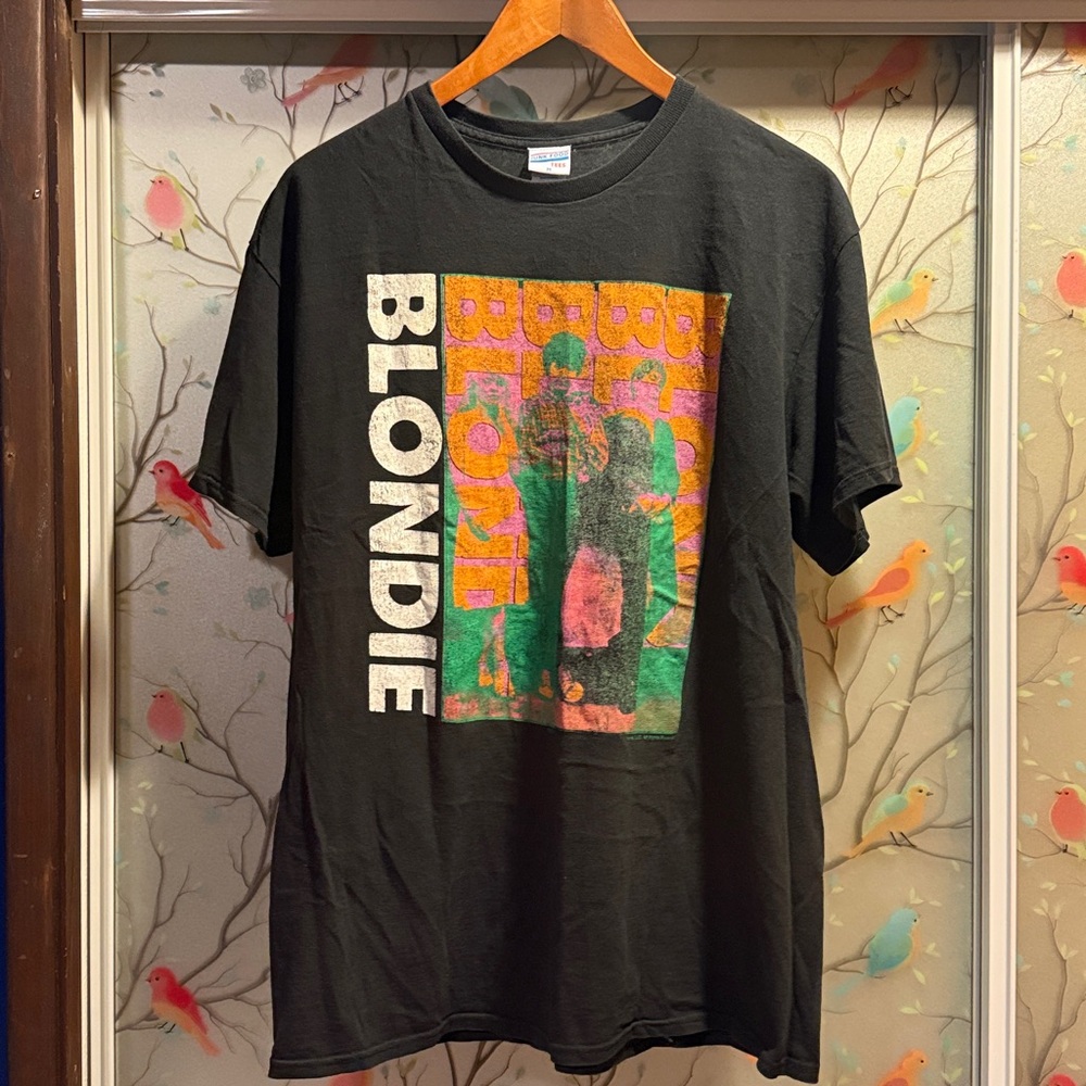 Junk Food Clothing Black Tee with Colorful Graphic